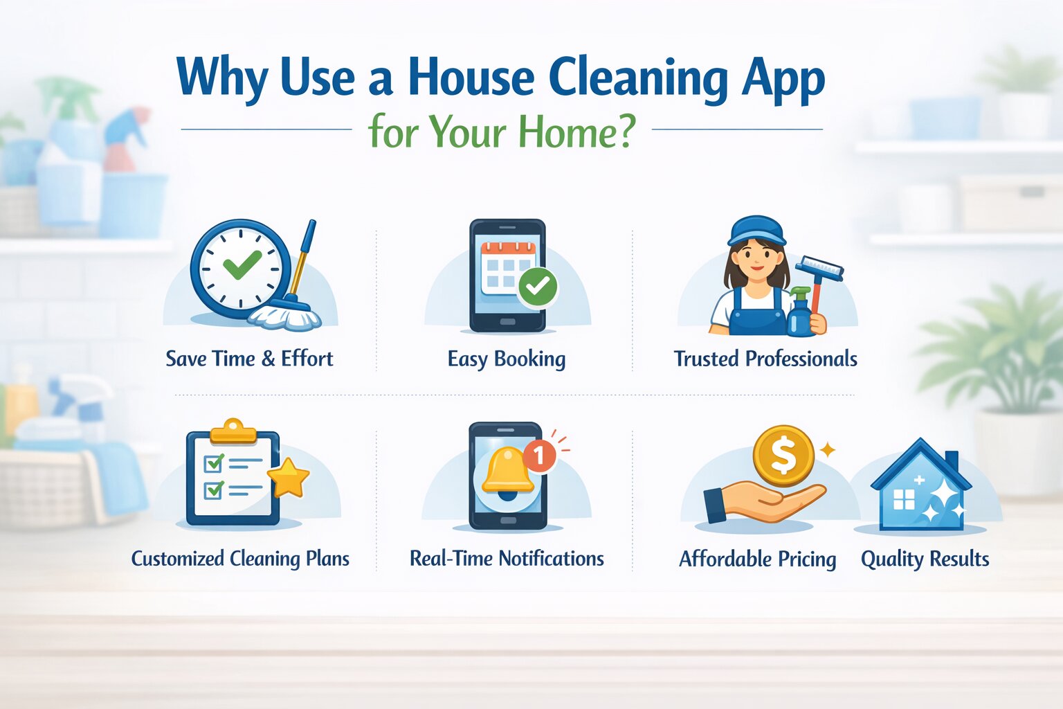 Why Use a House Cleaning App for Your Home?